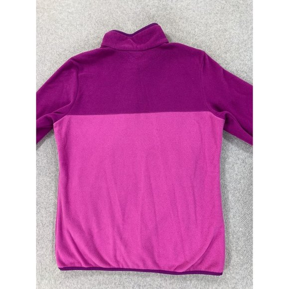 Columbia Fleece 4 Snap Midweight Pullover (Women's Large) Purple - Picture 11 of 13